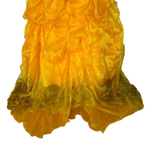 Disney x Alfred Angelo Formal Dress Belle of the Ball Prom Quincenara Size 10 - Picture 12 of 16